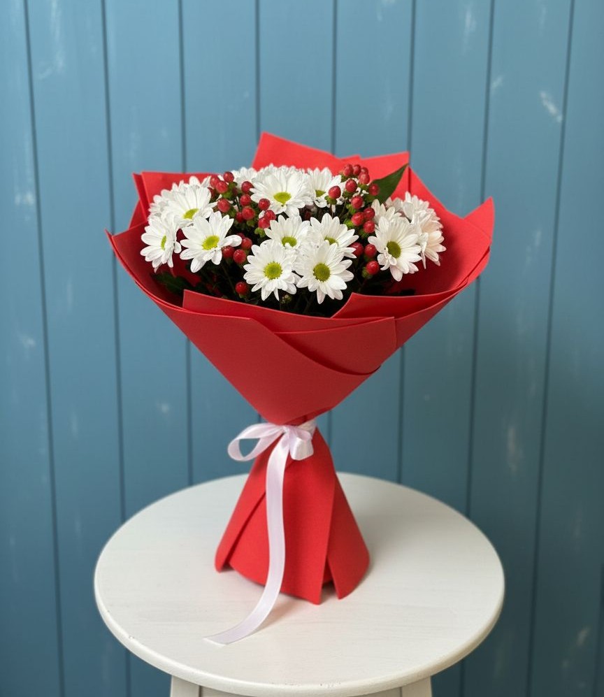 Букет цветов из: Хризантемы в Танцырее