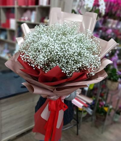 Букет цветов из: Гипсофила в Танцырее