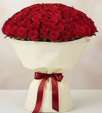 Букет 101 Красная роза Милано в Танцырее