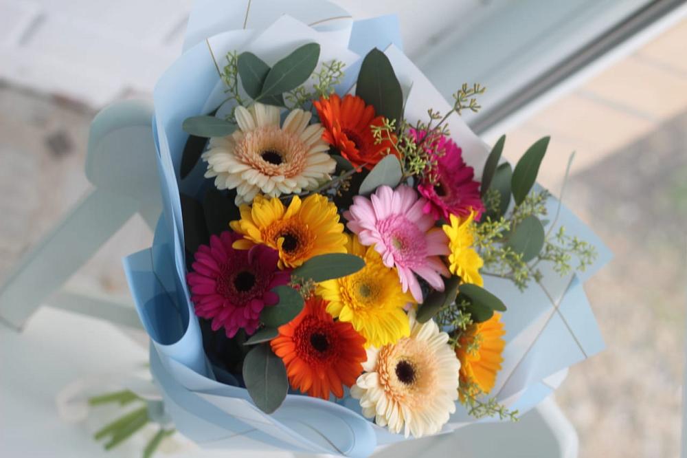 Букет цветов из: Герберы в Танцырее