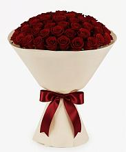 Букет 101 Бордовая роза Блэк Бакарра в Танцырее