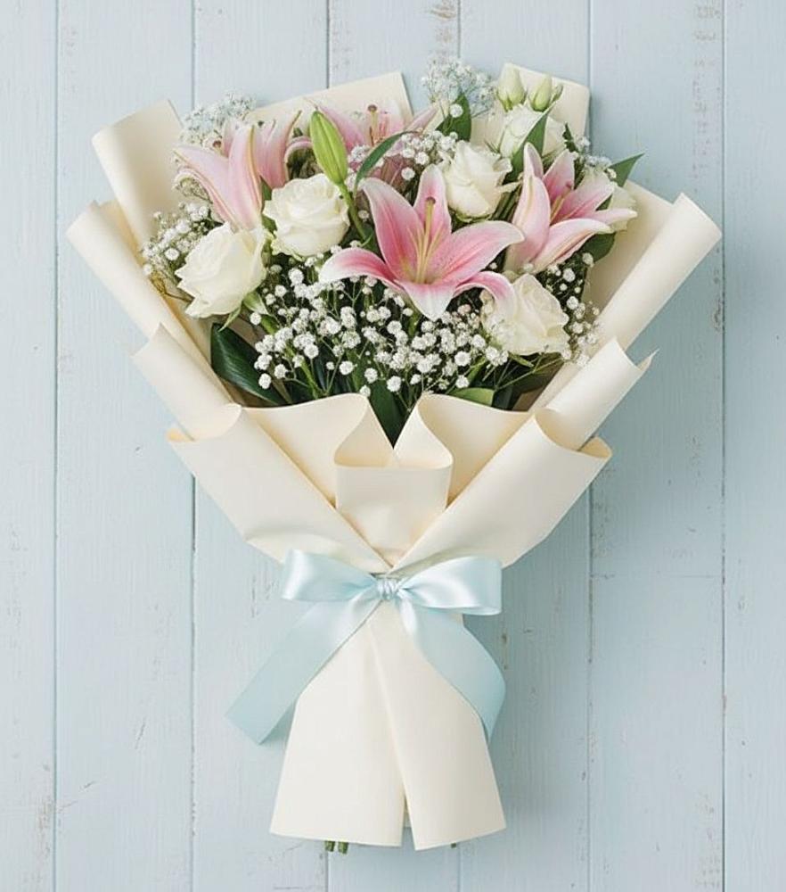 Букет цветов из: Лилии в Танцырее