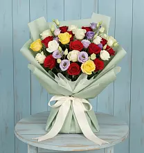 Букет цветов из:  Розы в Танцырее