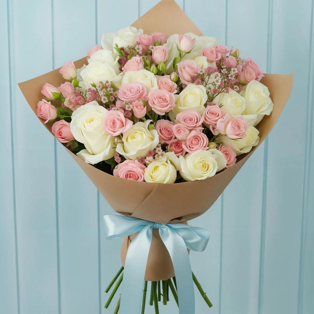 Букет цветов из: Розы в Танцырее