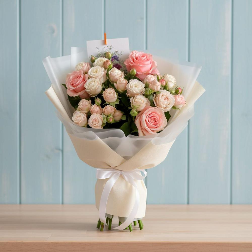 Букет цветов из: Розы в Танцырее