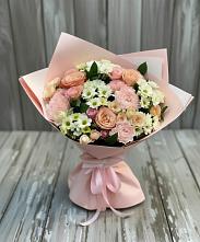 Букет цветов из:  Гвоздики, Розы и Хризантемы в Танцырее