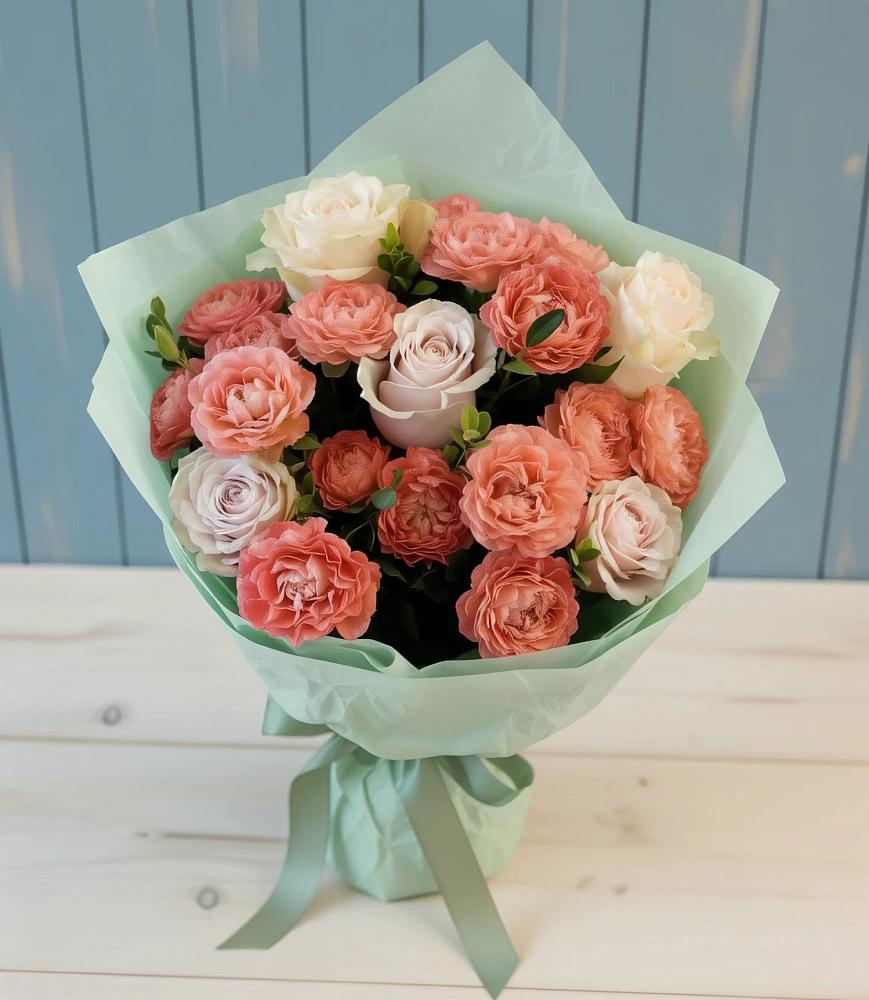 Букет цветов из: Розы в Танцырее