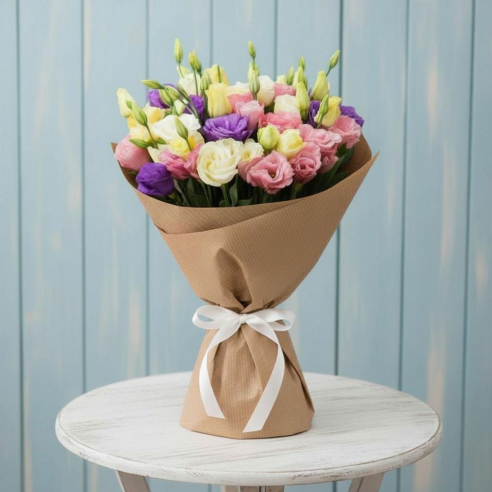 Букет цветов из: Лизиантусы в Танцырее