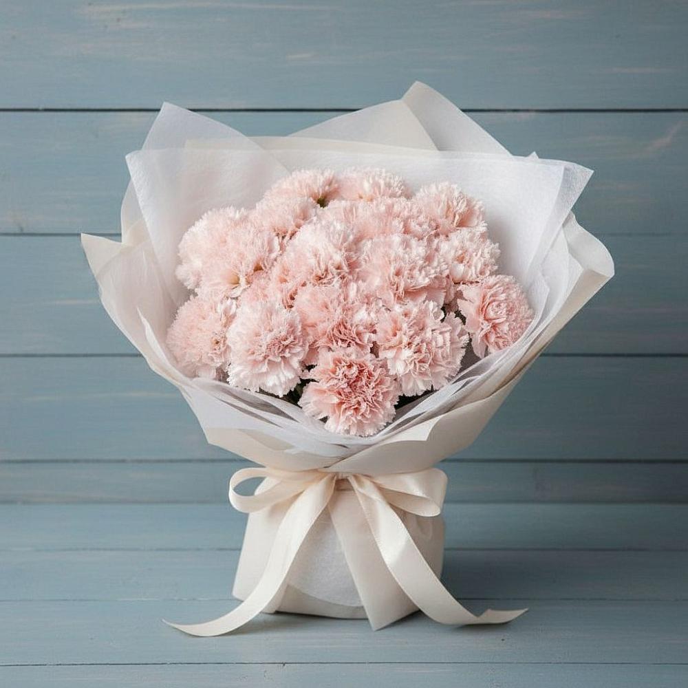 Букет цветов из: Гвоздики в Танцырее