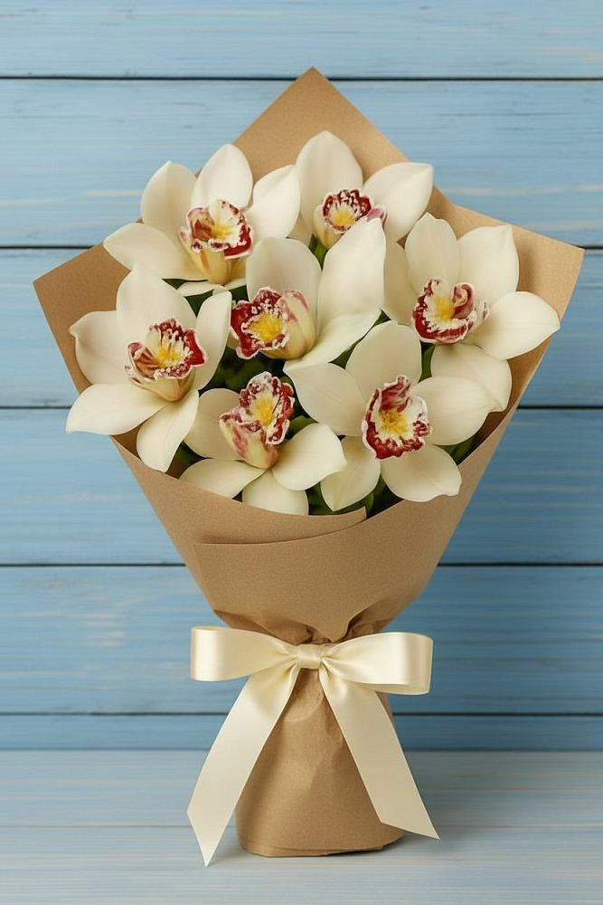 Букет цветов из: Орхидеи и Розы в Танцырее